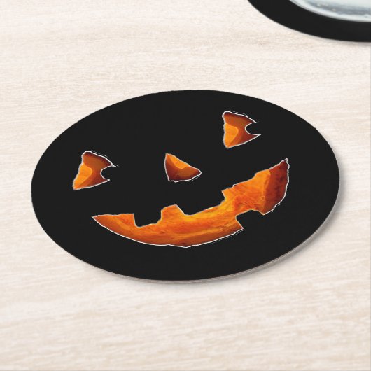 ハロウィンパーティー ラウンドペーパーコースター (アングル)