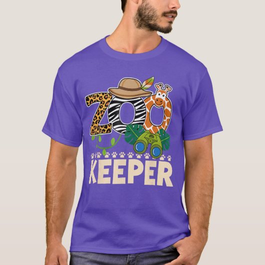 ハロウィンパーティー 動物園 衣装 サファリ 動物園飼育員 Tシャツ (正面)