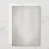 ハロウィンパーティー 大人 ヴィンテージ ゴシック スカル 招待状 (裏面)