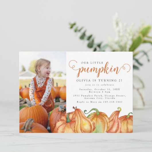 ハロウィンパーティー 招待状 (スタンド正面)