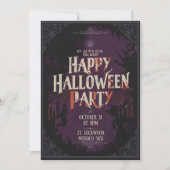 ハロウィンパーティー 招待状 (正面)