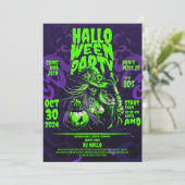 ハロウィンパーティー 招待状 (スタンド正面)