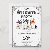  ハロウィンパーティー  招待状 (正面)
