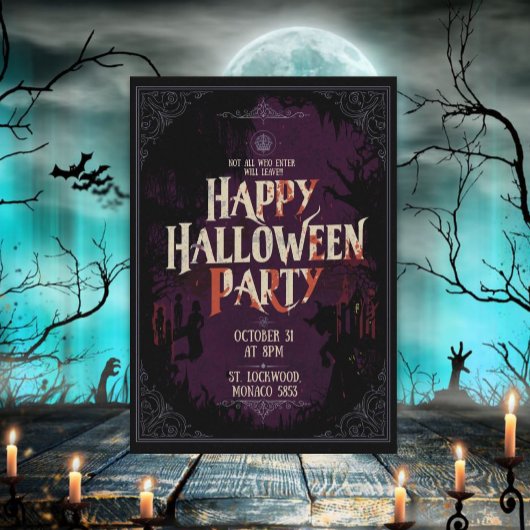 ハロウィンパーティー 招待状