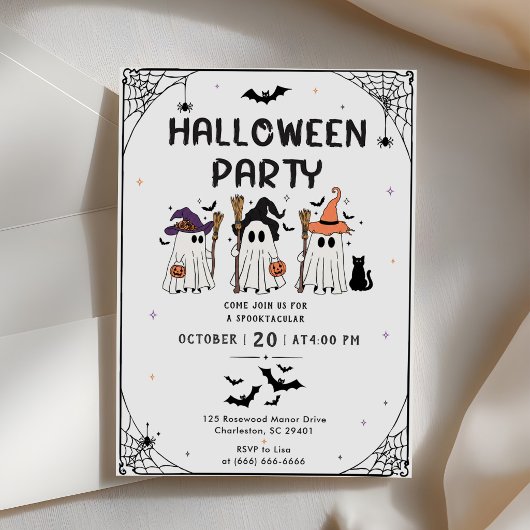  ハロウィンパーティー  招待状