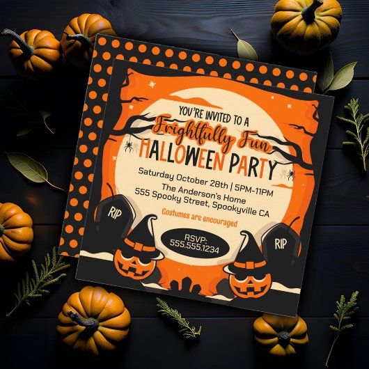 ハロウィンパーティー 招待状