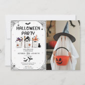 ハロウィンパーティー 招待状 (正面)