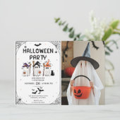 ハロウィンパーティー 招待状 (スタンド正面)