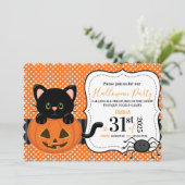 ハロウィンパーティー 招待状 (スタンド正面)