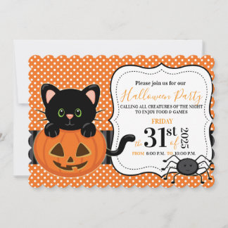 ハロウィンパーティー 招待状