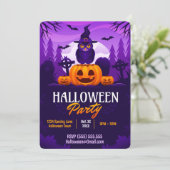 ハロウィンパーティー 招待状 (スタンド正面)