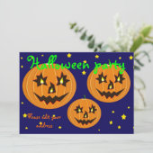 ハロウィンパーティー 招待状 (スタンド正面)