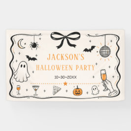 ハロウィンパーティー 横断幕