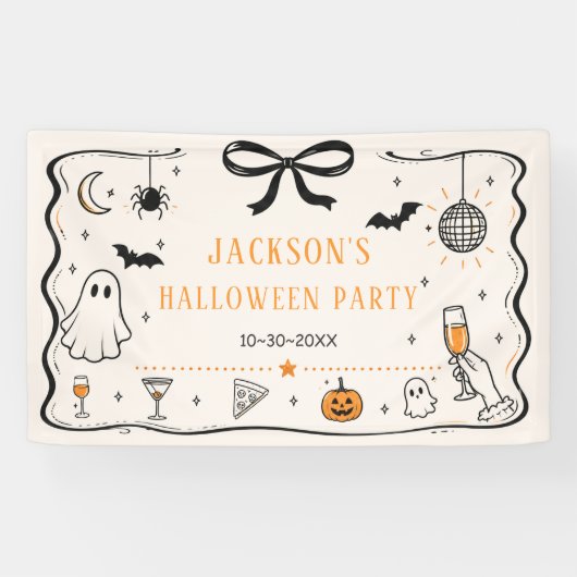 ハロウィンパーティー 横断幕 (横)