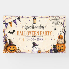 ハロウィンパーティー 横断幕