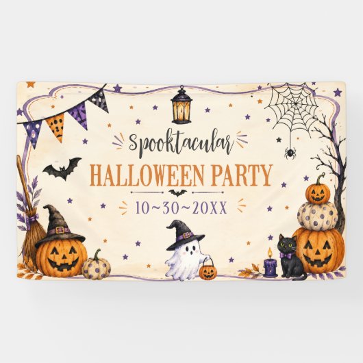 ハロウィンパーティー 横断幕 (横)