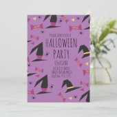 ハロウィンパーティー 蜘蛛 魔女 帽子 キャンディ (スタンド正面)