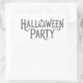 ハロウィンパーティー 長方形シール (バッグ)