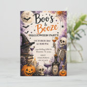 ハロウィンパーティー・Boo's & Booze 招待状 (スタンド正面)