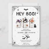 ハロウィンパーティー Hey Boo 招待状 (正面)