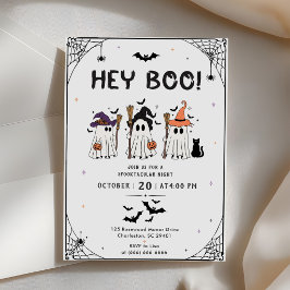 ハロウィンパーティー Hey Boo 招待状