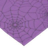 ハロウィンパープルスパイダーズくもの巣クモの巣 テーブルクロス (アングル)