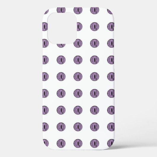 ハロウィンパープル水玉模様の目 Case-Mate iPhoneケース (裏面)