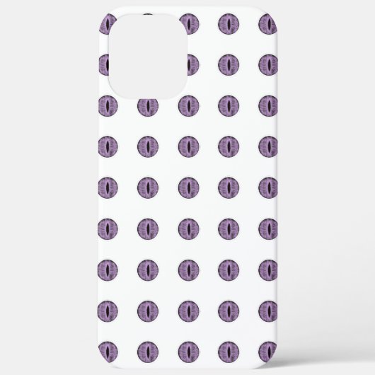 ハロウィンパープル水玉模様の目 Case-Mate iPhoneケース (裏面)