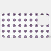 ハロウィンパープル水玉模様の目 Case-Mate iPhoneケース (裏面 (横))