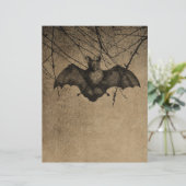 ハロウィンビクトリアンこうもりスクラップブック紙 (スタンド正面)