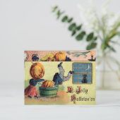 ハロウィンビクトリアンすてきハガキ ポストカード (スタンド正面)