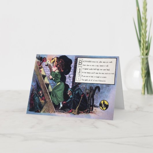 ハロウィンビクトリアンの詩1カード シーズンカード (正面)