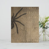 ハロウィンビクトリアンゴシックスパイダースクラップブック紙 (スタンド正面)