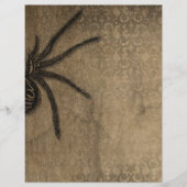 ハロウィンビクトリアンゴシックスパイダースクラップブック紙 (正面)