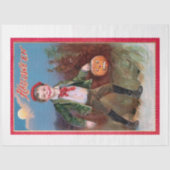 ハロウィンビクトリアンジャック・O・ランタンをかわいい少年 薄葉紙 (正面)