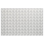 ハロウィンビクトリアンスケルトンスカル ファブリック (ヤード)