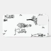ハロウィンビクトリアンスケルトンスカル Case-Mate iPhoneケース (裏面 (横))