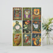 ハロウィンビクトリアントレーディングカードクリップアート (スタンド正面)