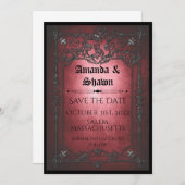 ハロウィンビクトリアンファンタジー セーブザデート (正面/裏面)