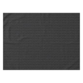 ハロウィンビクトリアンブラックブロケードダマスク テーブルクロス (正面(横))