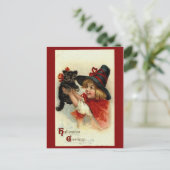 ハロウィンビクトリアン用挨拶はがき ポストカード (スタンド正面)