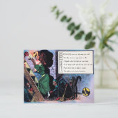 ハロウィンビクトリアン詩1葉書 ポストカード (スタンド正面)