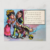 ハロウィンビクトリアン詩2葉書 ポストカード (正面)