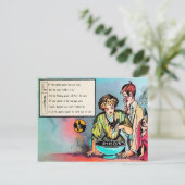 ハロウィンビクトリアン詩3葉書 ポストカード (スタンド正面)