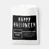 ハロウィンビジネスブラックバックグラウンド紙バッグ フェイバーバッグ (正面)