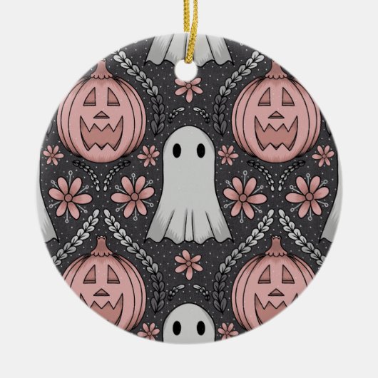 ハロウィンビューティー セラミックオーナメント (正面)