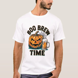 ハロウィンビールTシャツビンテージパンプキンパーティーTシャツ_1 Tシャツ