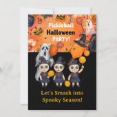 ハロウィンピックルボールパーティー 招待状 (正面)
