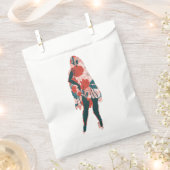 ハロウィンピンアップ幽霊フローラ フェイバーバッグ (クリップ留めされた状態)