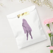 ハロウィンピンアップ幽霊紫の星 フェイバーバッグ (封をした状態)